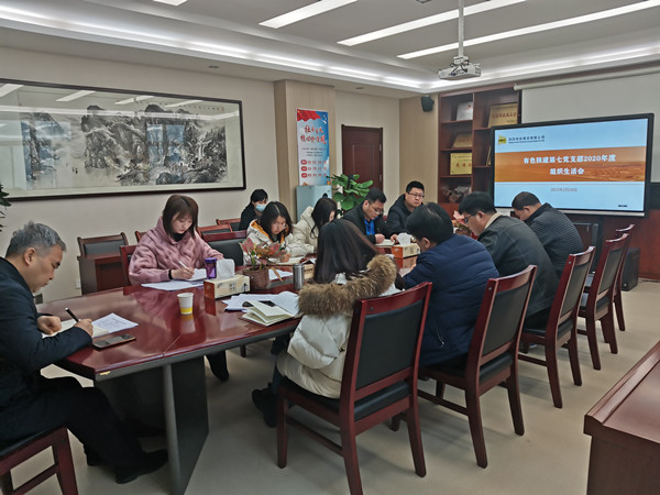公司第七黨支部召開(kāi)2020年度組織生活會(huì)
