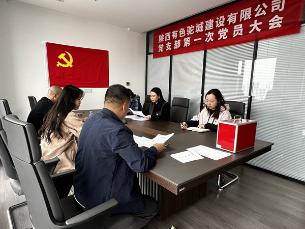 凝心聚力啟新程，有色駝城黨支部正式成立！